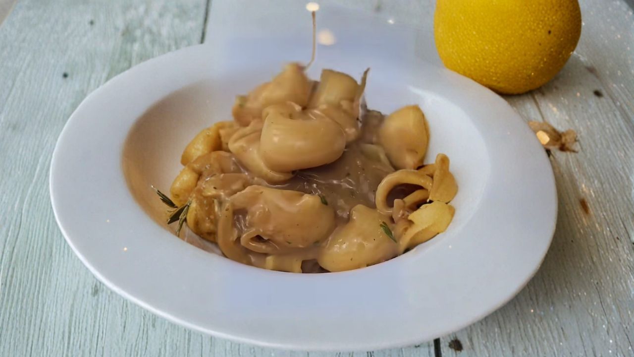 Recette de pâtes aux oignons
