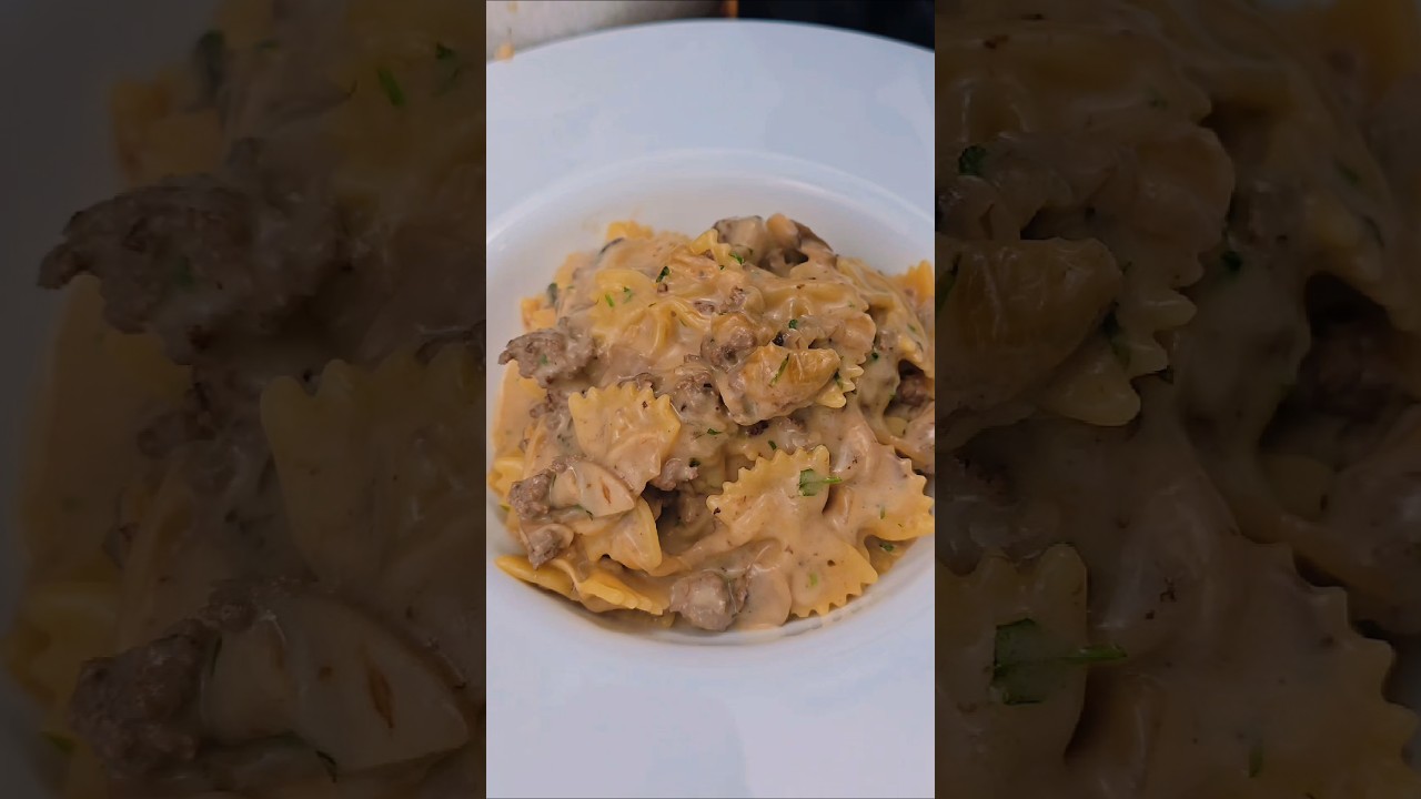 Pâtes à la crème et viande hachée : la meilleure recette