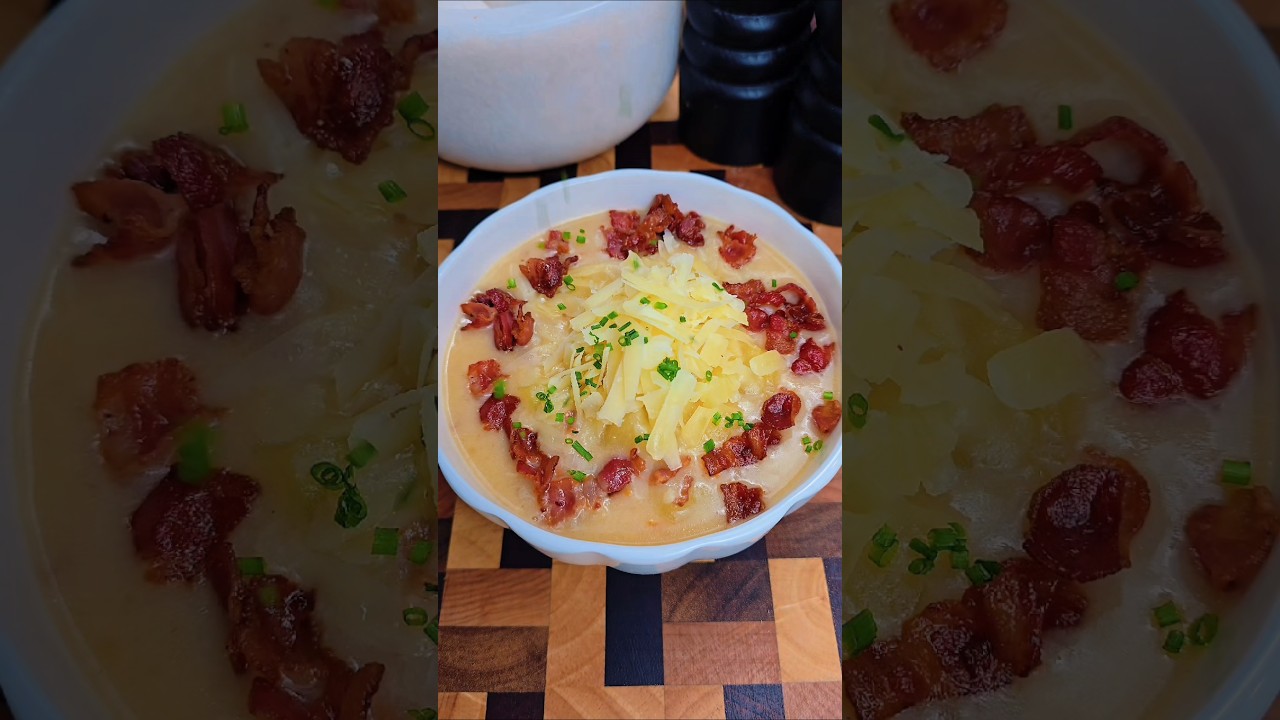 Soupe de pomme de terre allemande (kartoffelsuppe)
