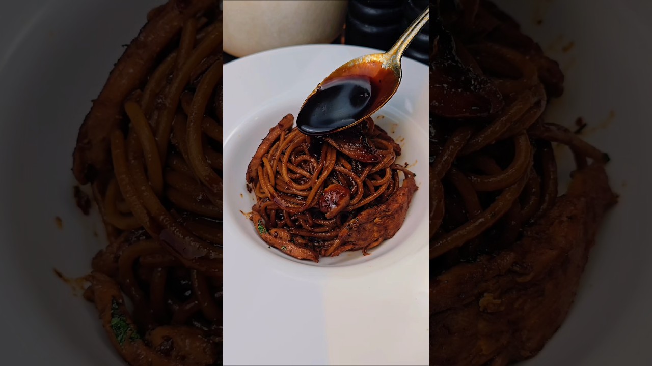 Pâtes au poulet sauce teriyaki : la sauce faite maison