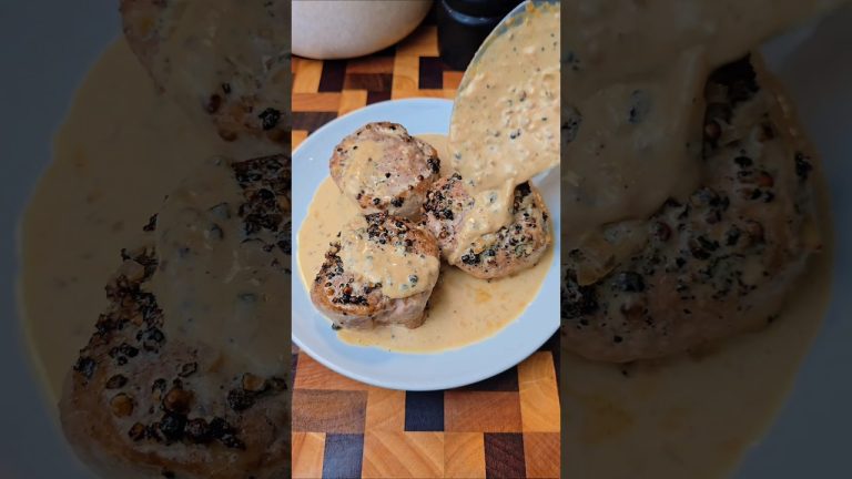 Filet mignon sauce au poivre