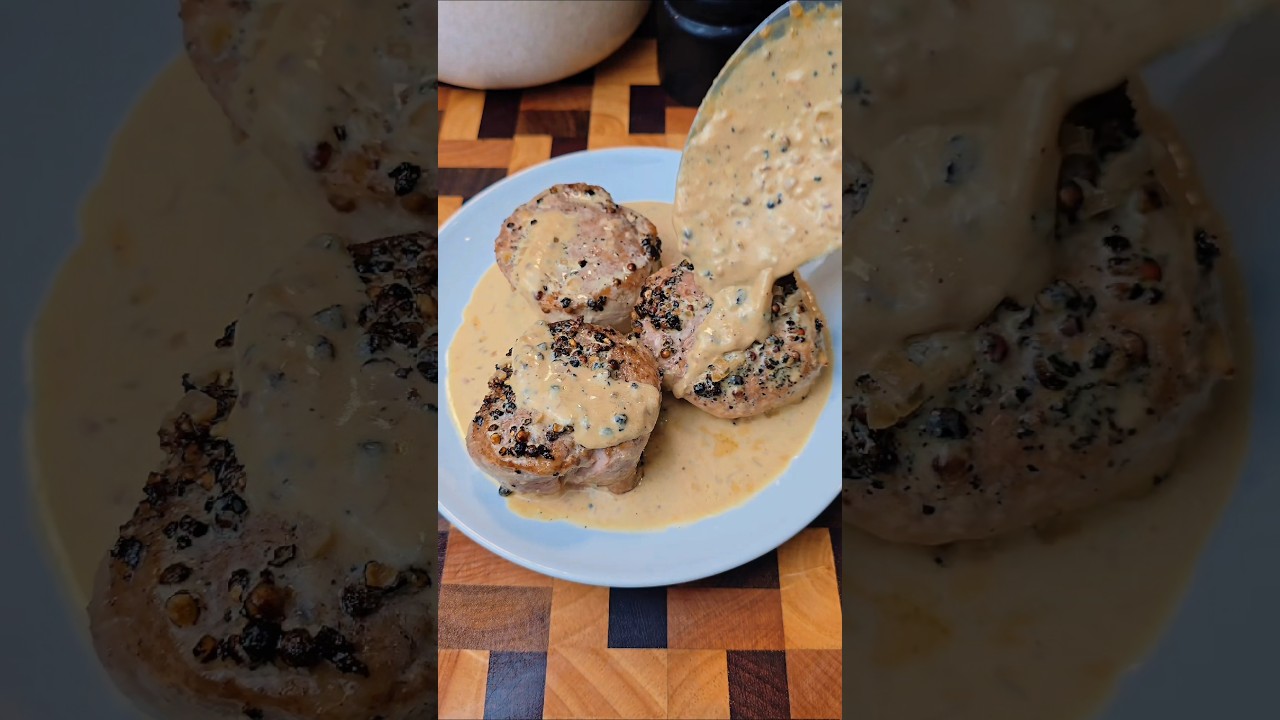 Filet mignon sauce au poivre